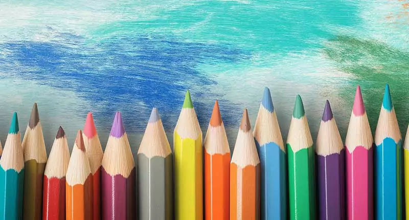 Colorful paintbrushes